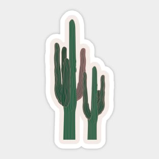 Cacti, cactus lover, plant mom. Sticker